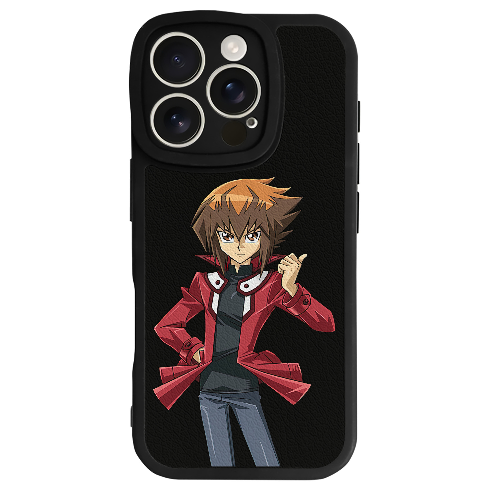 遊☆戯☆王 Yu-Gi-Oh! 【iPhone 16シリーズ対応】シリコンスマホケース（レザー調） 材質：シリコン